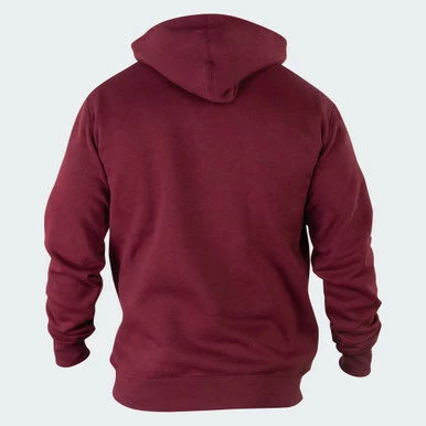 Fight Shop Heavyweight Hooded Sweatshirt | Burgundy - Image 4