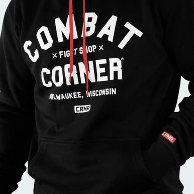 Fight Shop Heavyweight Hooded Sweatshirt | Black - Image 3