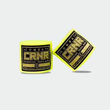 HMIT Premium Elastic Hand Wraps | Neon Yellow - Image 2