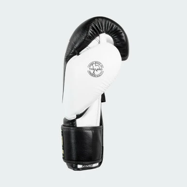 HMIT Velcro Sparring Gloves | Black/White - Image 2