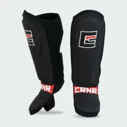 Kids MMA Spar Shin Guards | Black