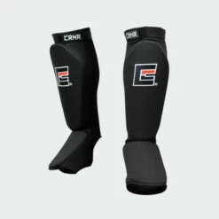 Slip On Elastic Shin Pads | Black
