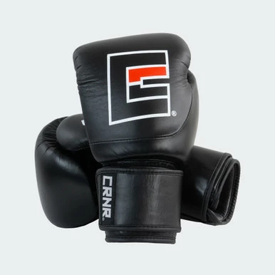 Competition Velcro Boxing Gloves | Black - Image 2