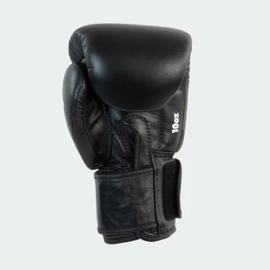 Competition Velcro Boxing Gloves | Black - Image 6