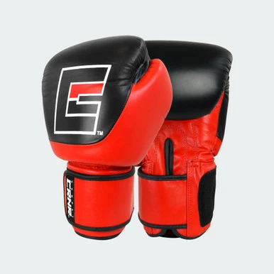 Competition Velcro Boxing Gloves | Red