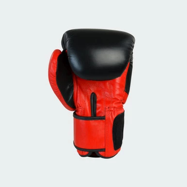 Competition Velcro Boxing Gloves | Red - Image 4