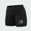Womens Compression Fight Shorts | Black