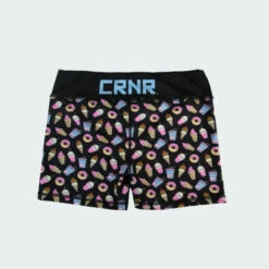 Donut N Treats Womens Compression Fight Shorts
