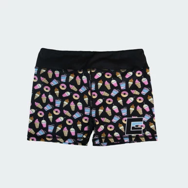 Donut N Treats Womens Compression Fight Shorts - Image 2