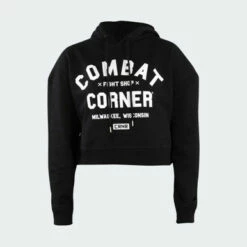 Womens Fight Crop Hoodie | Combat Corner